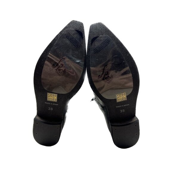 Free People Leather Brenna Black Over The Knee Boots - Picture 7 of 8